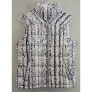 The North Face Nuptse 2 Goose Down Puffy Vest In White Birch Size Medium